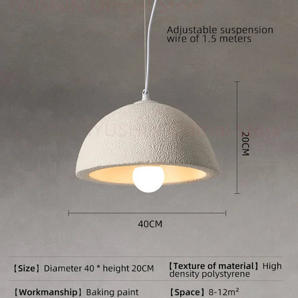 Lustre suspension nordique Wabi Sabi pour décoration intérieure — LZ4XJ7