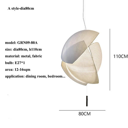 Suspension en tissu style nordique Wabi Sabi pour décoration intérieure — LZ4X9P2Q