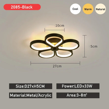Plafonnier LED moderne en acrylique pour allée et balcon — LZ4X9Q2J