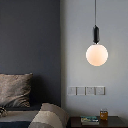 Suspension boule en verre LED pour éclairage intérieur décoratif — LZ4X9T