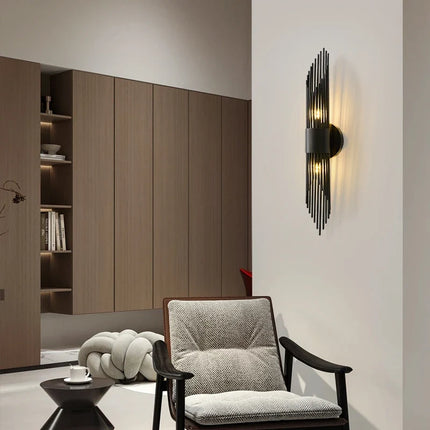Applique murale rétro en cuivre pour décoration intérieure élégante — LZ4N7Q2P