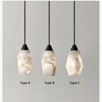 Suspension en marbre naturel pour décoration intérieure de luxe — LZ4X9B