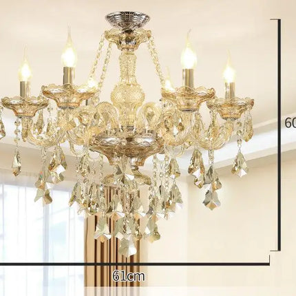 Lustre en cristal moderne pour décoration intérieure élégante — LZ4X9P