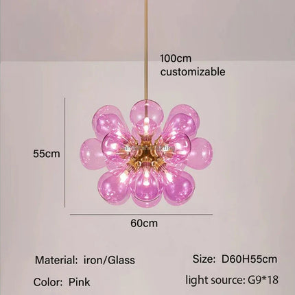 Suspension design en verre pour décoration intérieure — LZ4P9XQ