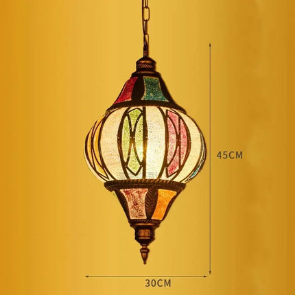 Lustre suspension décoratif style asiatique pour intérieur bohème — LZ4N7Q2