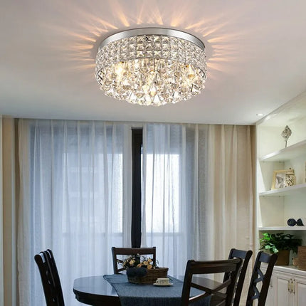 Plafonnier en cristal au design nordique moderne pour intérieur élégant — LZ4X9T2