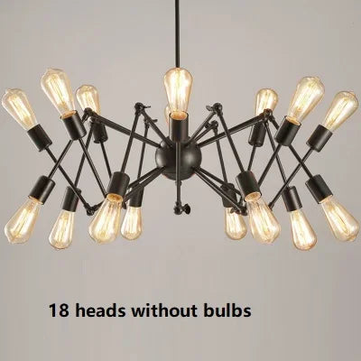 Suspension araignée réglable au design industriel moderne — LZ4X9D2
