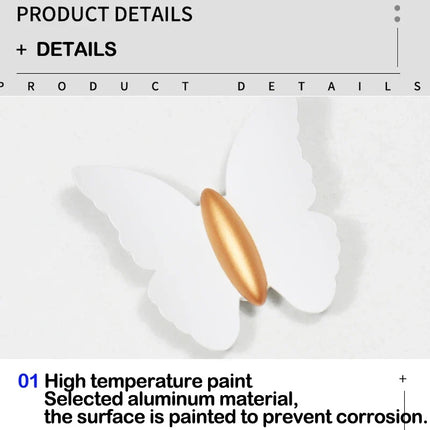 Applique murale LED extérieure décor papillon — LZ4X9JQ
