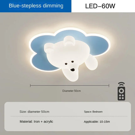 Plafonnier LED ours mignon pour chambre d’enfant — LZ4X9Q2