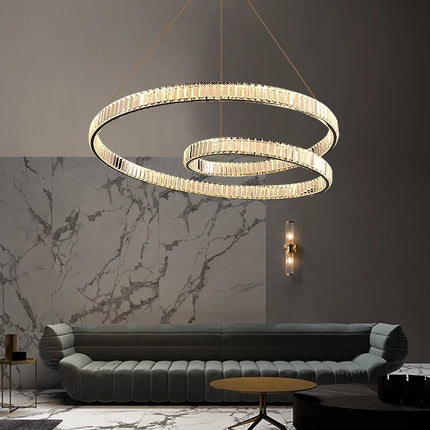 Lustre suspension LED cristal luxe décoratif — LZ4X9P