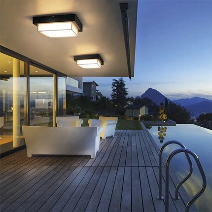Plafonnier étanche décoratif pour extérieur jardin et balcon — LZ4X9T2