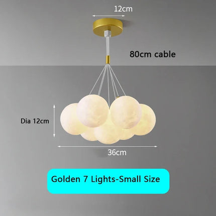 Lustre suspension moderne à bulles avec télécommande pour enfants — LZ4N8Q2