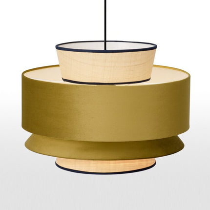 Suspension moderne à abat-jour multiple en tissu Bria — LZ4X9T