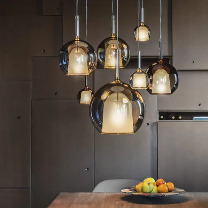 Suspension LED en verre pour décoration intérieure — LZ4X9T2