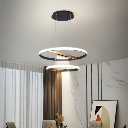 Lustre intérieur moderne à anneau rond — LZ4X9P2