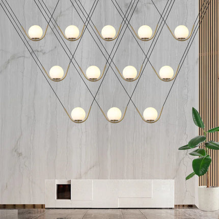 Suspension en verre style nordique pour restaurant et café — LZ4R9XQ
