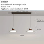 Blanc 2 têtes-30cm / Lumière froide