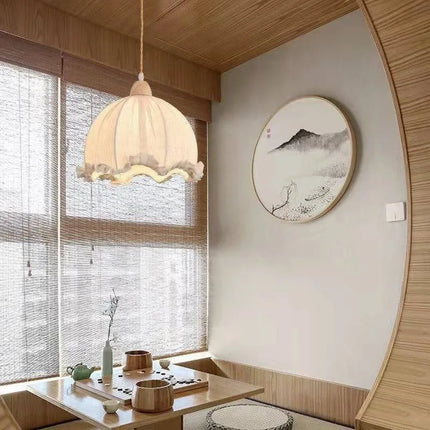 Lustre suspension nordique en coton et lin — LZ4X9P2