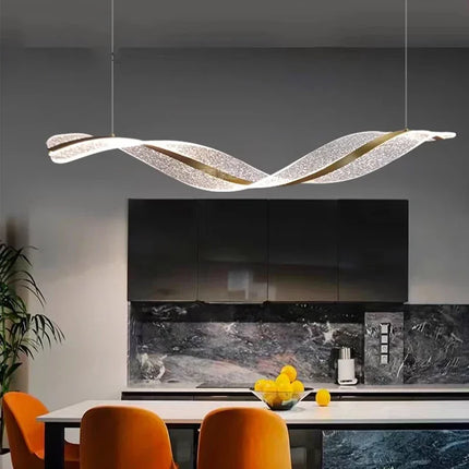Lustre spiralé moderne pour hôtels, bars et restaurants — LZ4X9P2