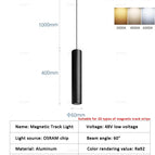 1 lampe suspendue 12 W / Lumière chaude 3000K