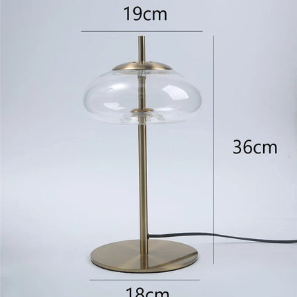 Lampadaire design en verre pour intérieur moderne minimaliste — LZ4XJ9