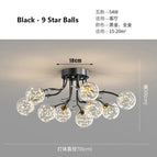 Boules noires 9 blanches / Blanc chaud