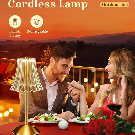 Lampe de bureau tactile rechargeable sans fil pour lecture et déco — LZ4XJ9