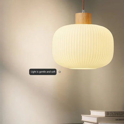 Plafonnier en verre style japonais pour décoration intérieure moderne — LZ4G7XQ