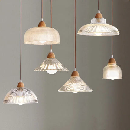 Suspension en verre au style japonais vintage pour intérieur — LZ4Q7M2