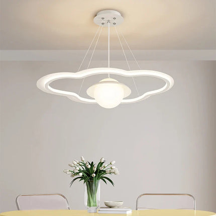 Lustre LED avec abat-jour en forme de nuage pour intérieur — LZ4X9P