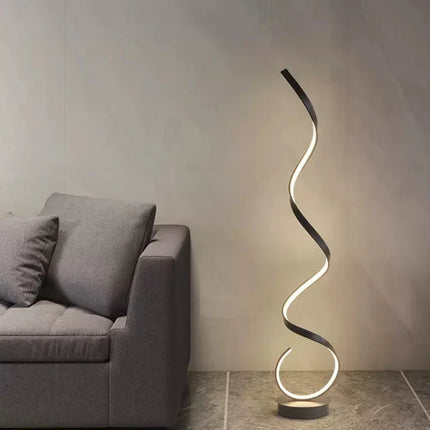 Lampadaire moderne à éclairage LED bande intégrée — LZ4X9P2