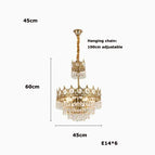 45 cm / Gradable / Feuille de cristal