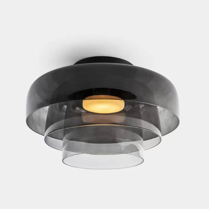 Plafonnier LED design nordique en verre bol simple — LZ4X9J2