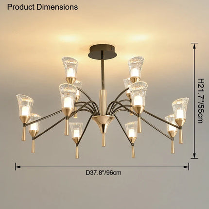 Lustre suspension moderne pour éclairage intérieur élégant — LZ4X9P