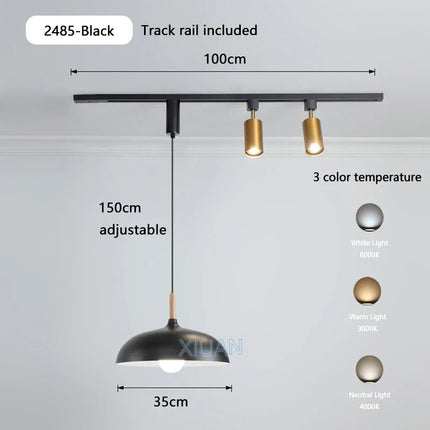 Suspension wabi-sabi en métal et bois pour boutique — LZ4XJ7