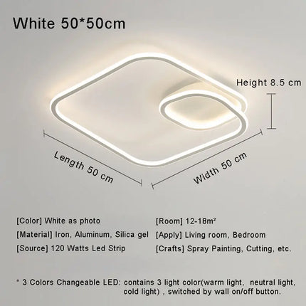 Plafonnier LED design pour éclairage intérieur décoratif — LZ4X9T