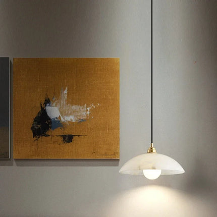 Lustre en marbre naturel au design nordique pour intérieur — LZ7XQ2