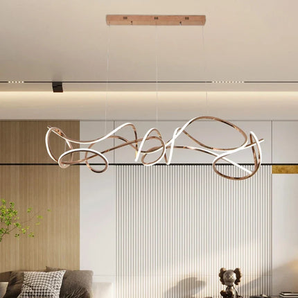 Lustre moderne pour éclairage intérieur élégant et raffiné — LZ4X9Q2N