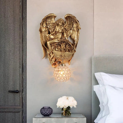 Applique murale décorative ange rétro pour salon et restaurant — LZ4X9Q2