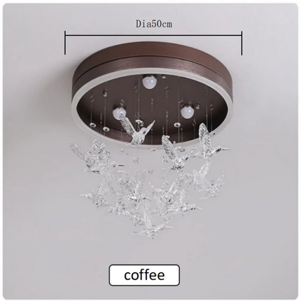 Lustre LED en cristal au design moderne, ambiance chaude et romantique — LZ4X9B2