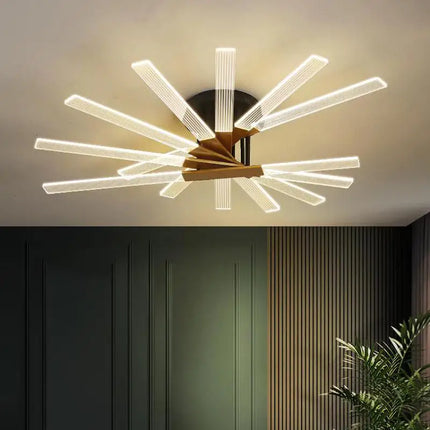 Plafonnier LED en acrylique au design élégant pour intérieur — LZ4X9P2