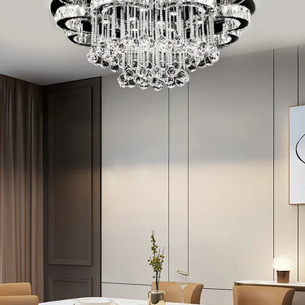 Plafonnier en cristal au design moderne pour éclairage élégant — LZ4X9T