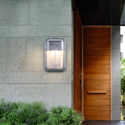Applique murale LED rétro en aluminium étanche pour intérieur et extérieur — LZ4P9XQ