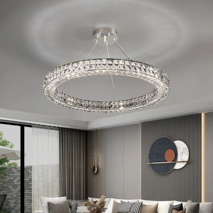 Lustre en cristal design simple et décoratif de luxe — LZ4X9T2