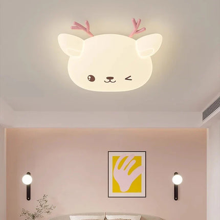 Plafonnier nordique faon pour chambre d’enfant chaleureuse — LZ7QX2