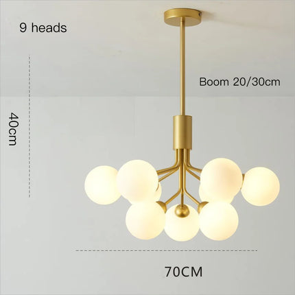 Lustre boule en verre pour intérieur moderne — LZ4X9P2