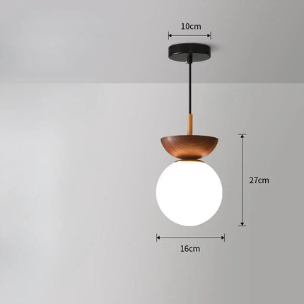 Plafonnier LED décoratif style japonais et design nordique — LZ4X9T2