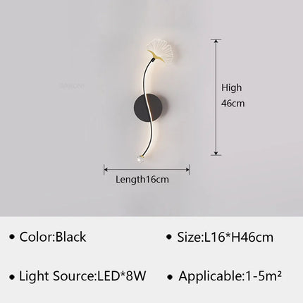Applique murale LED au design moderne pour décoration intérieure élégante — LZ4P9XQ