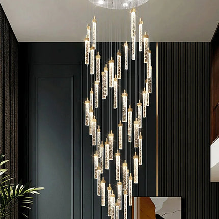 Lustre LED en cristal au design moderne pour intérieur élégant — LZ4Q7X9F