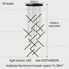 18 heads / white light